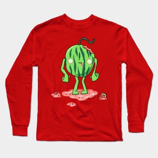 Zombie Watermelon Long Sleeve T-Shirt